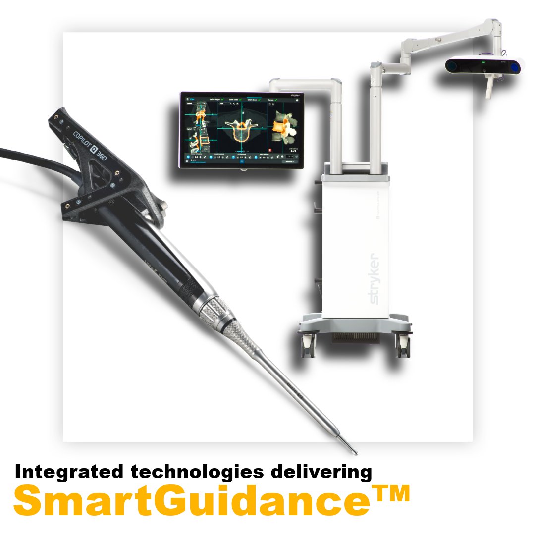 StrykerNS's tweet image. Smart zones, smart screw placement and Smart tracking.

That&apos;s what the Q Guidance System with Spine Guidance 5 Software featuring Copilot brings to the OR.

Intrigued? Contact us today for more information.

#StrykerNeurosurgical #StrykerCopilot #SmartTechnology #Innovation…