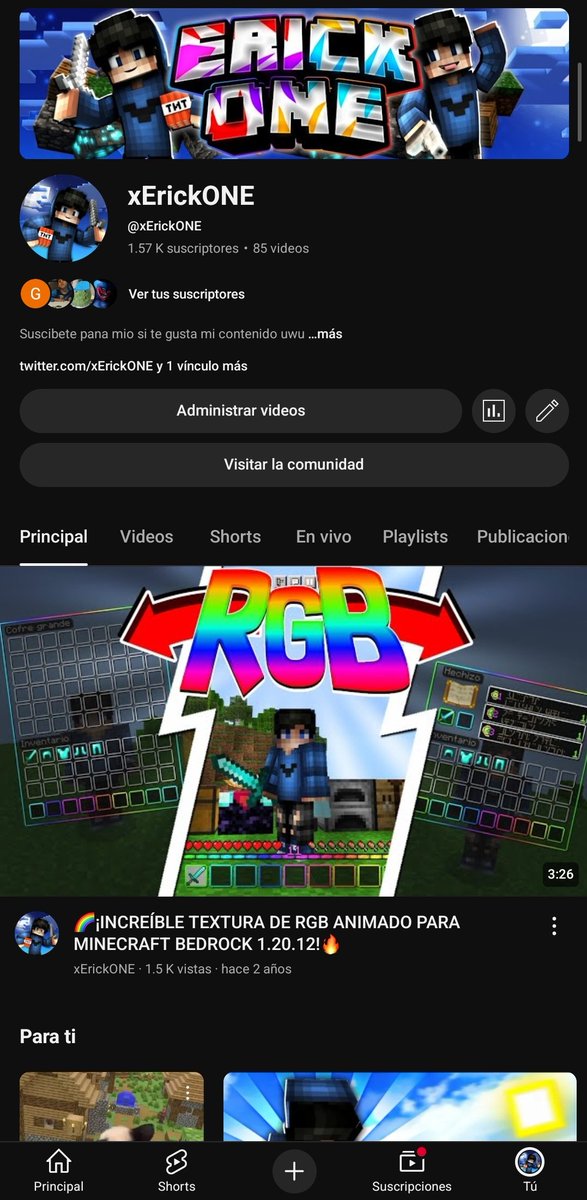 Gracias al equipo <a href="/TeamYouTube/">TeamYouTube</a> <a href="/YTCreadores/">YouTube Creadores</a> por hacer posible la recuperación de mi cuenta 🫂