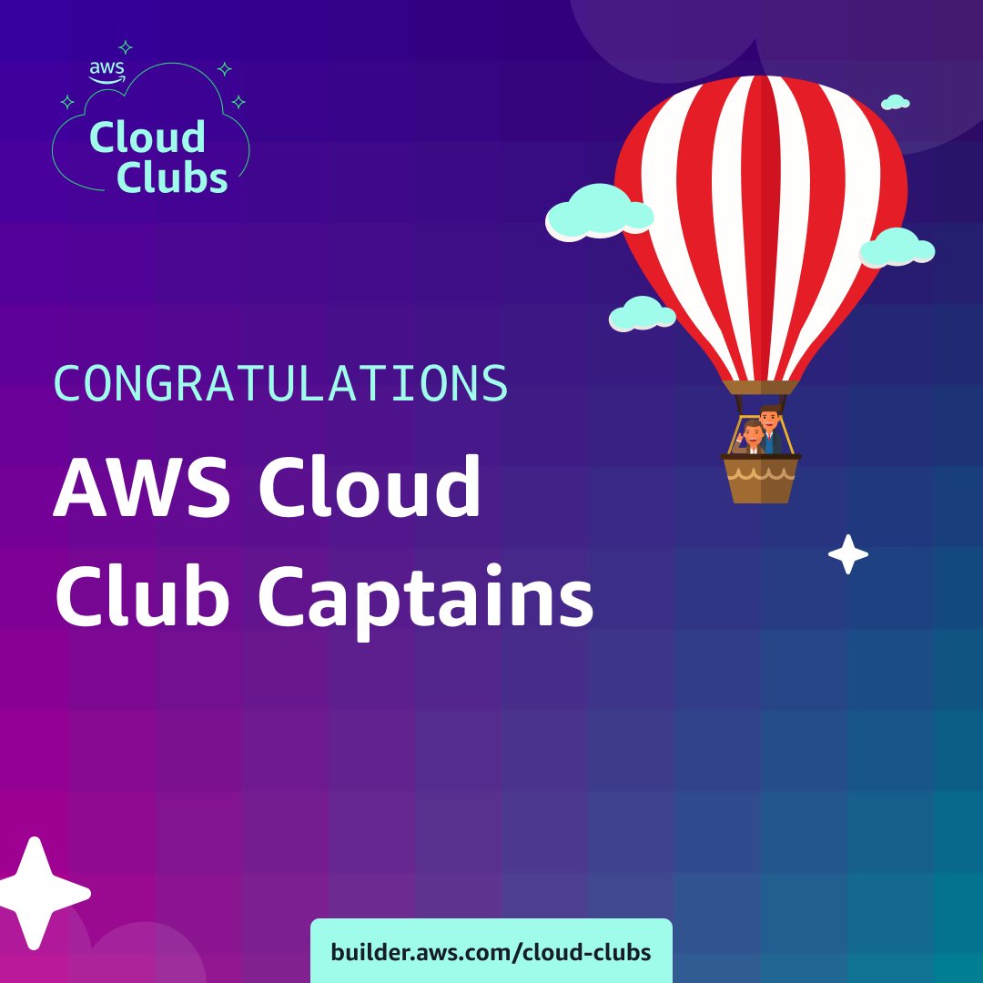 awsdevelopers's tweet image. 🌟 New AWS Cloud Club Captains

300+ student leaders from 46 countries are ready to revolutionize their campus tech scenes 🌏

97% launching brand new clubs, including 15 new territories worldwide 🚀

Ready to lead your tech community? Applications are open:…