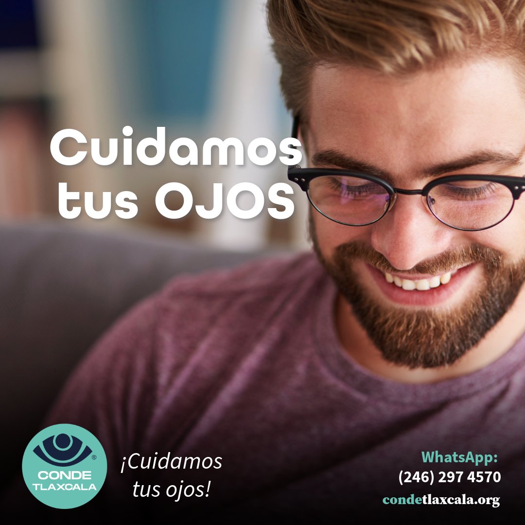 CuidandotusOjos's tweet image. En CONDE TLAXCALA
cuidamos tus ojos… 👁️  

😃Reserva tu cita para tu cirugia en:
condetlaxcala.org/quiero-operarm…

✆ WhatsApp: (246) 297 4570
🕻 Llámanos al 246 199 4020 y al 246 415 0219

#condeTlaxcala #condedevalenciana #oftalmología #urgenciasoculares #saludvisual #oftalmólogo