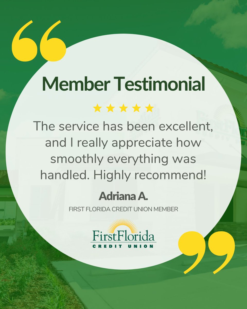 Thank you, Adriana! 💚 We’re so glad to hear our service has been excellent. 

You can experience the difference too! Learn more at: bit.ly/3zWhVwL

#MemberTestimonial #GratefulForYou