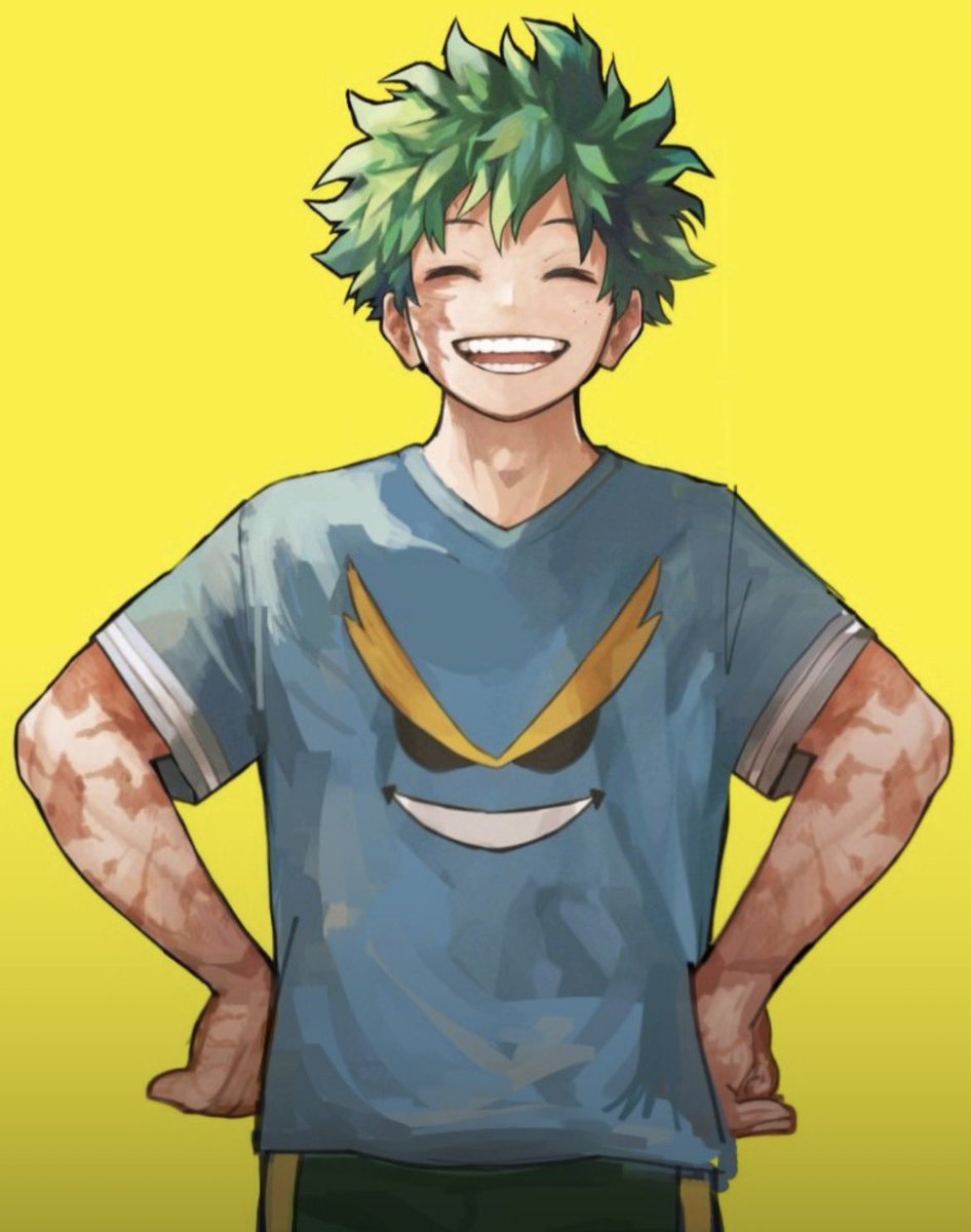 ShaunKetsu's tweet image. This is probably my favorite picture of Deku ever! #GoDeku #mhatwt