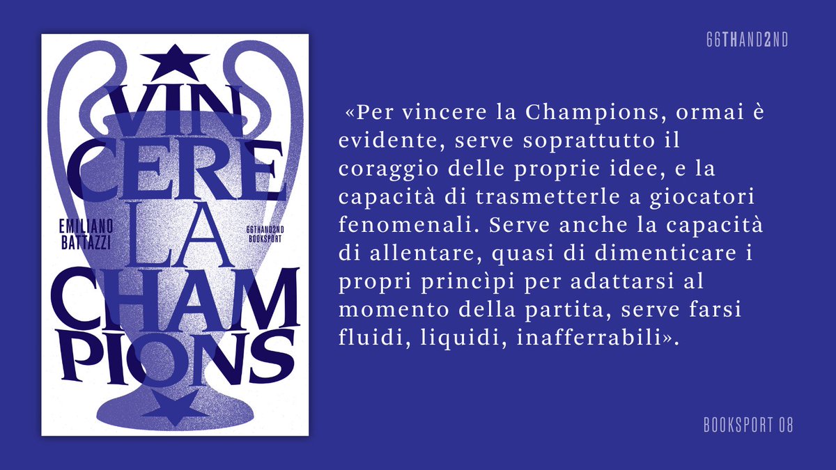 Vincere la Champions" di Emiliano Battazzi, da oggi in tutte le librerie!