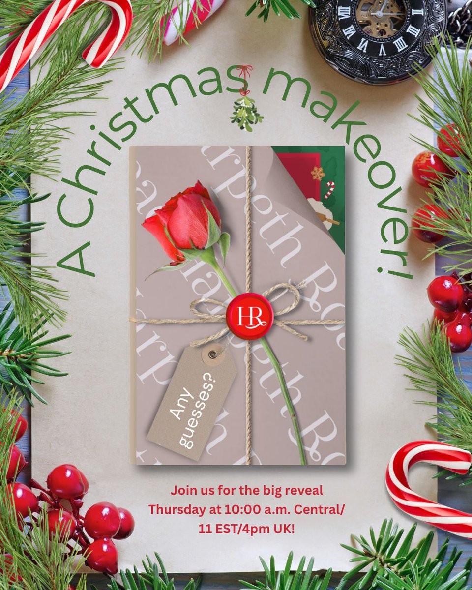 HarpethRoad's tweet image. Something magical is coming… ✨ 

A little holiday sparkle is about to transform a favorite story, and you won’t want to miss it!! 

Can you guess who’s getting the Christmas makeover? 🎄👀 

Reveal happening tomorrow!