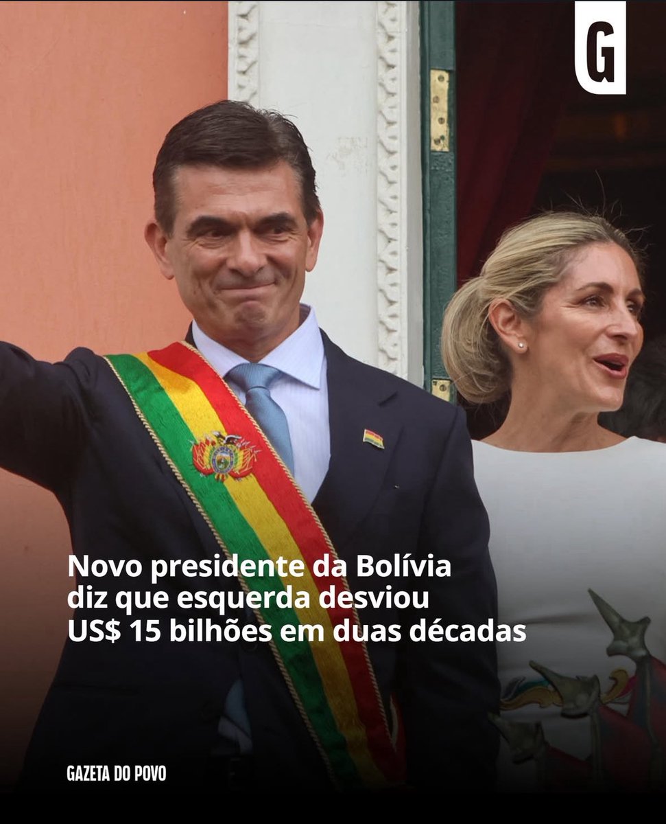 Para a surpresa de ninguém, os governos de esquerda na Bolívia desviraram bilhões do povo pobre. Eles são praga: chegam e devastam!