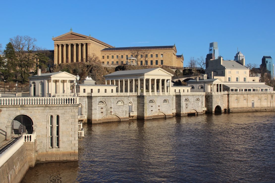 hogpopsicle's tweet image. It’s modernist Fairmount Water Works in Philly