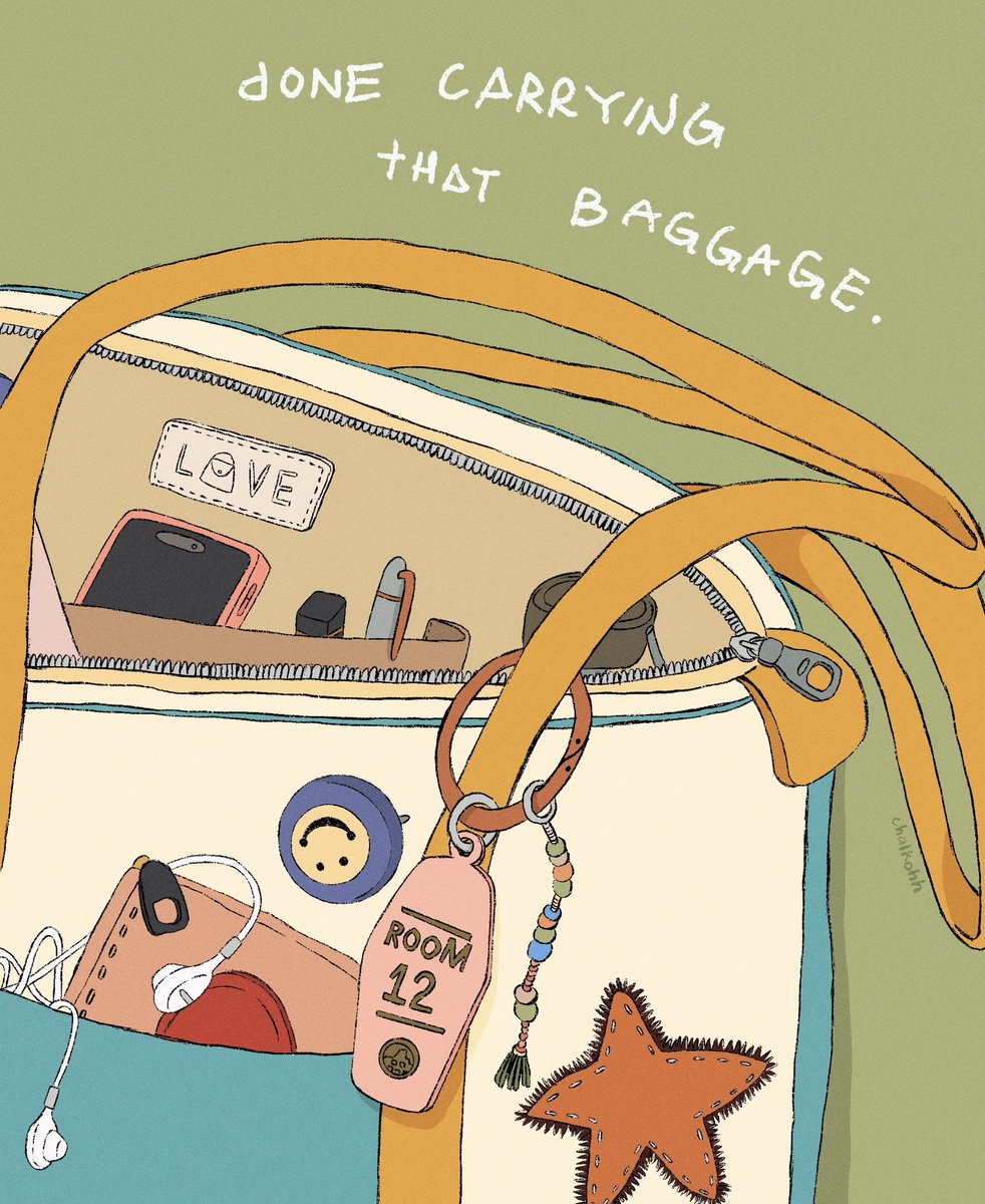 Every one has their limitations, we don’t have to carry too much baggage mostly if it’s coming from other people. 

Carry what you can handle, and set yourself free. Daily reminder that living for your self is not selfish.

[ #artoftheday #illustration #digitalart ]