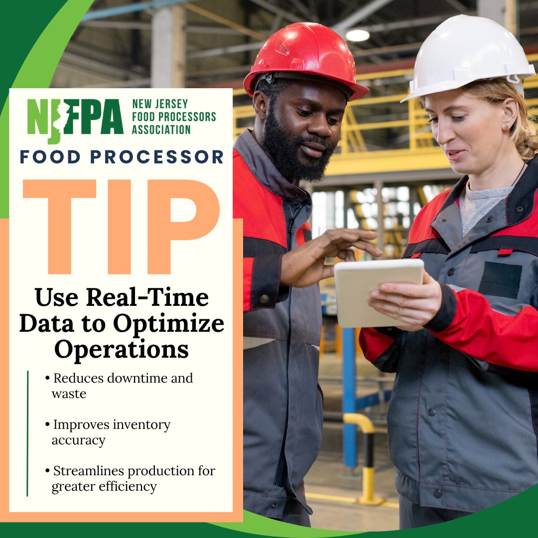 NJ_FPA's tweet image. Real-time data can transform your operations from reactive to proactive.

Tip: Use analytics to identify production bottlenecks, forecast demand, and optimize energy use to improve decision-making and profitability.

#FoodProcessing #FoodTech #FoodManufacturing #Operations
