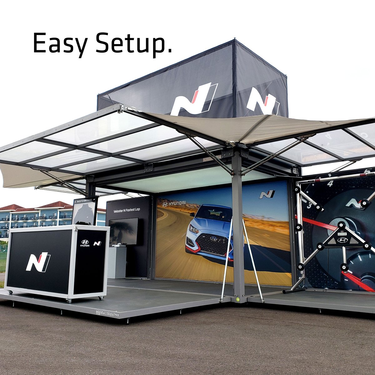 Highmark_Tech's tweet image. Size matters! Our lightweight giant packs extra punch for roadshows and events of all kinds. #modulboxMAX #roadshows #brandactivations #experientialmarketing #outdoorevents