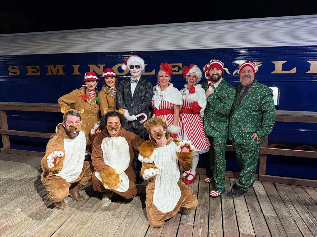 Tonight, the hunt for Jack Frost, and Santa’s magical sack, begins! ❄️🎄🍬

Book tickets for “Holiday Havoc” and see if you can solve the most wonderful crime of the year! 🍪💀🦫

#holidayhavoc #christmasmurdermystery #filmnoirstyle #murdermysterydinnertrain #christmas #mmdtsos