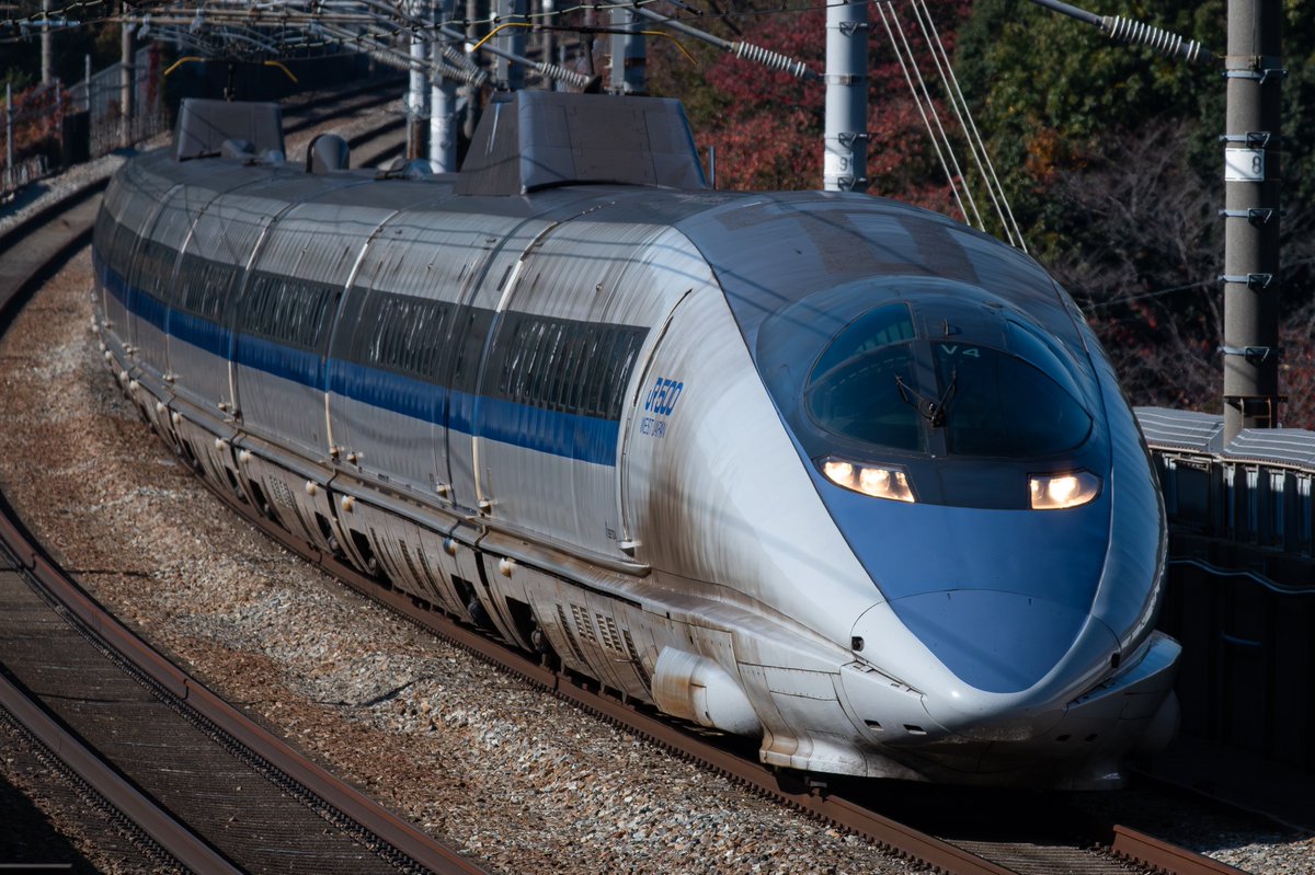 842A こだま842号 新大阪行
500系V4編成[幹ﾊｶ]