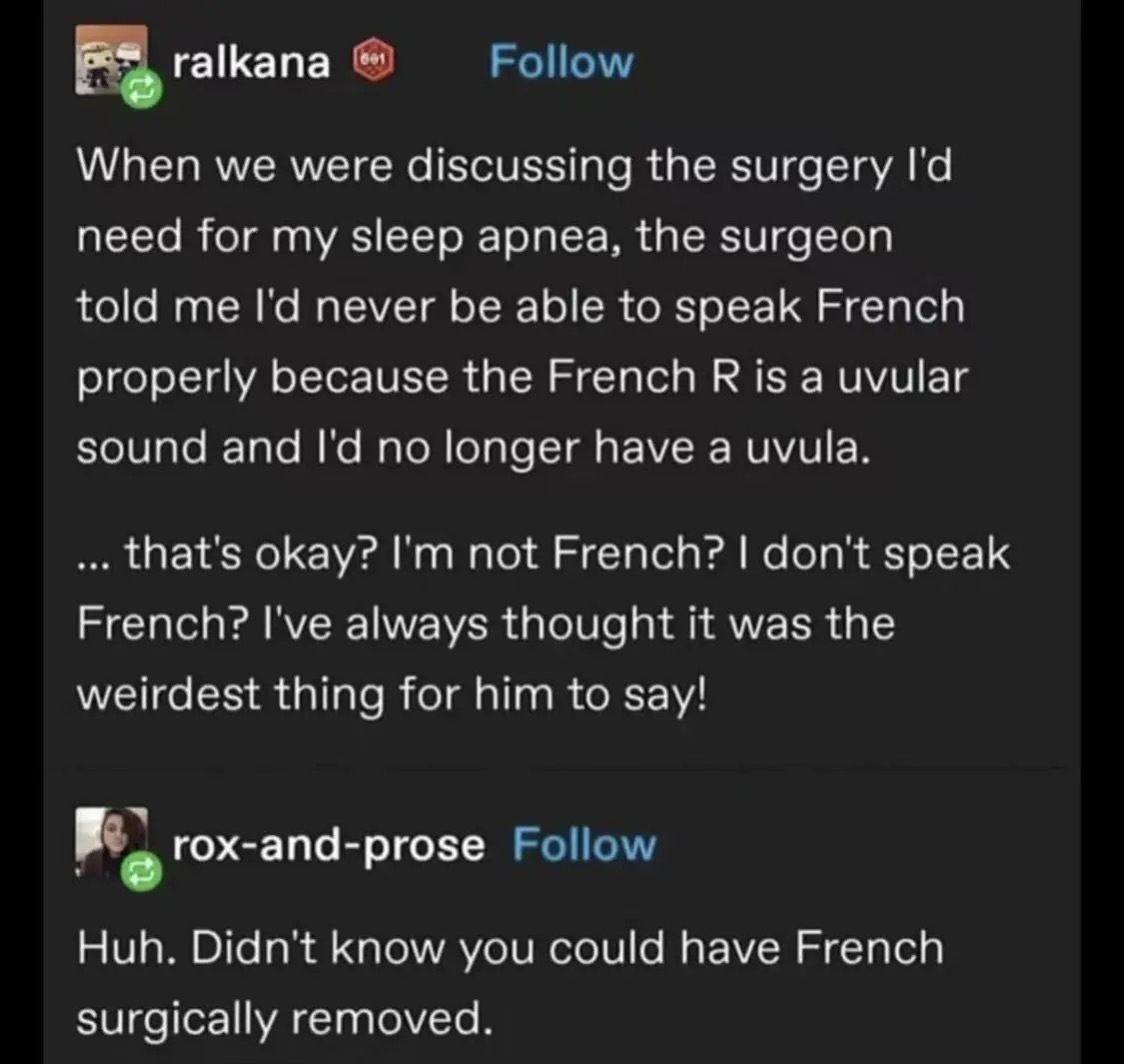 SamRobbWrites's tweet image. BRB, checking to see if this is covered by my HMO.