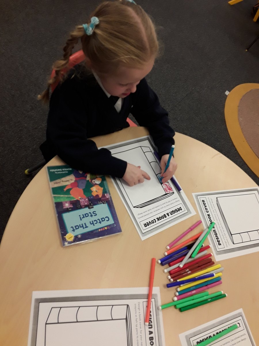 carletonparksch's tweet image. The children in Reception enjoyed a trip to Pontefract Library yesterday. They designed a book cover, listened to a story and were able to register to become a member of the library. #Community #library #EYFS