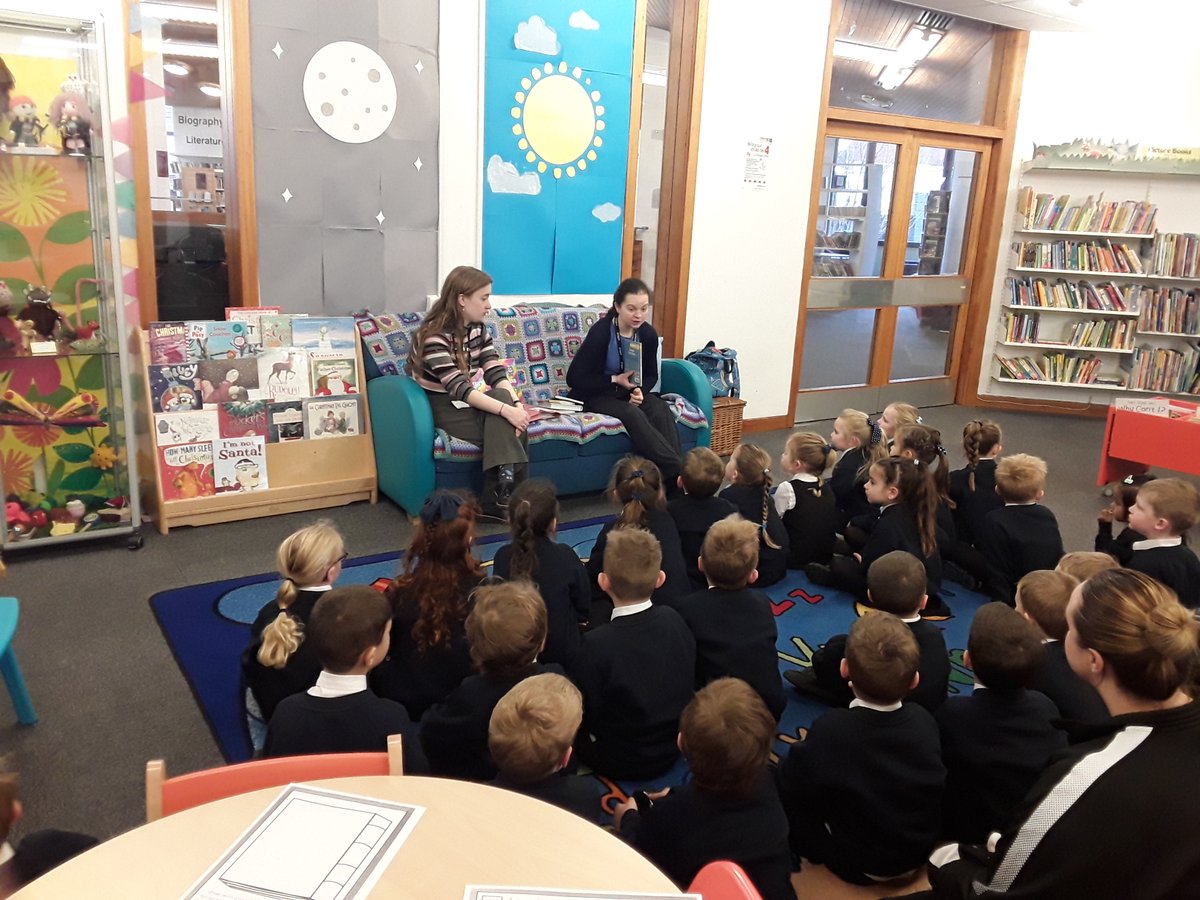 carletonparksch's tweet image. The children in Reception enjoyed a trip to Pontefract Library yesterday. They designed a book cover, listened to a story and were able to register to become a member of the library. #Community #library #EYFS