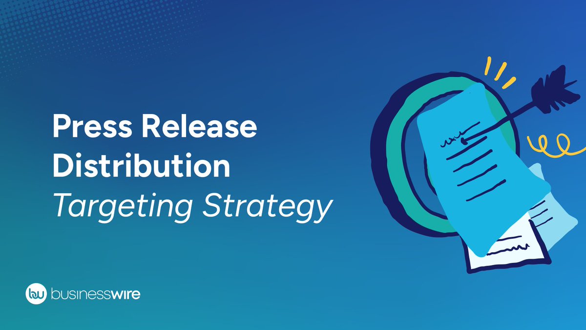 BusinessWire's tweet image. 🎯 Don’t throw darts in the dark. Targeted press release distribution = better pickups, stronger reach, and smarter ROI. hubs.la/Q03Q2pg80 #PressRelease #PRTips #Targeting #News