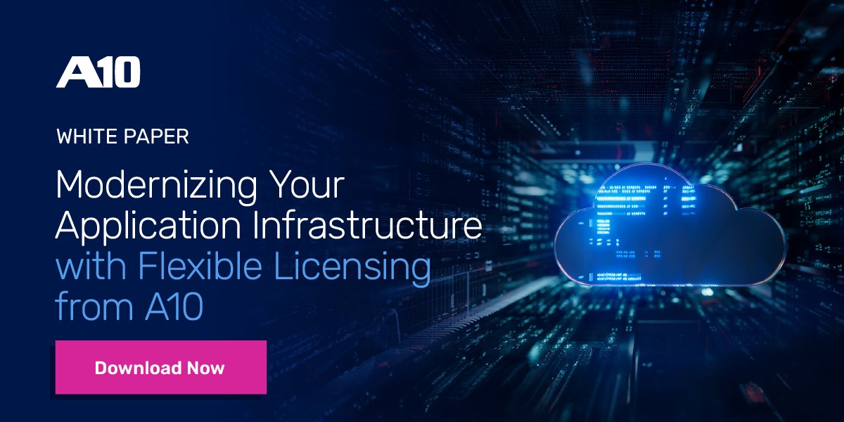 Flexible licensing can make your application deployment easier, more adaptable, and more cost-effective. 

Read more about how A10 can support your needs with our flexible licensing options. bit.ly/4i9Qasa