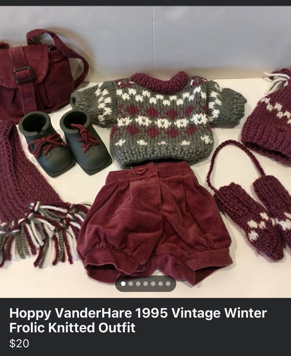 dyesfunction's tweet image. Saw the cutest little baby outfit on marketplace and thought &quot;Oh my gosh that would be such a cute fit for my baby!&quot;

Imagine my disappointment when I looked closer and realized it was in fact NOT a baby outfit, but an outfit for a vintage TOY BUNNY.