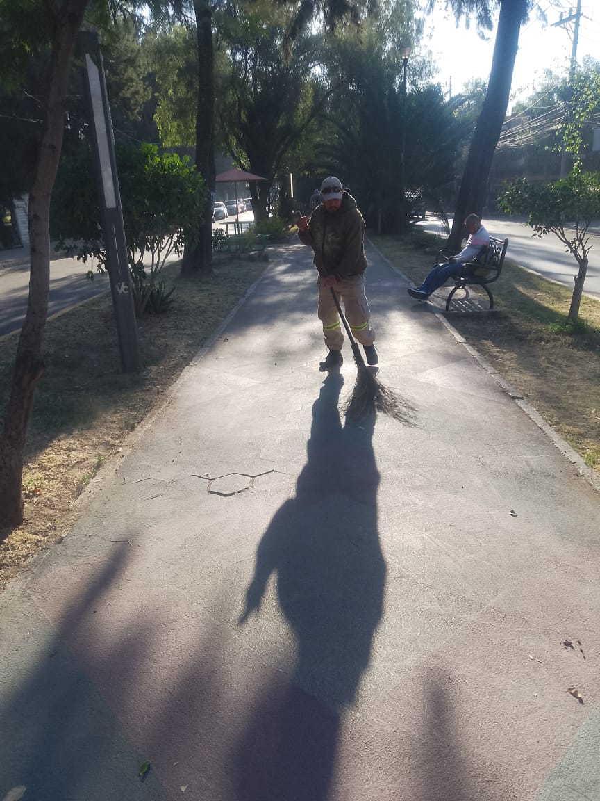 #BuenosDías ☀️ 

Comenzamos la jornada de hoy con labores de mantenimiento y limpieza de las áreas verdes del camellón de Av. Thael, col. Pensador Mexicano.🪏🧹🌿

#ServiciosUrbanos 
#ParquesYJardines 
#VCCercaDeSuGente