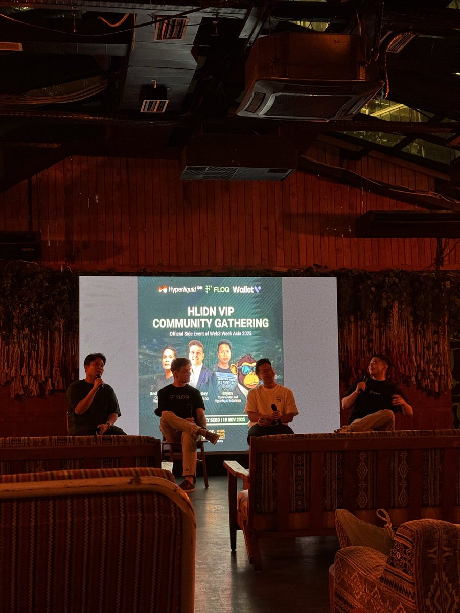 0xNictimo's tweet image. First offline event

shout out to @Hyperliquid_IDN for making this event, and @andreasrtobing_ as guest star