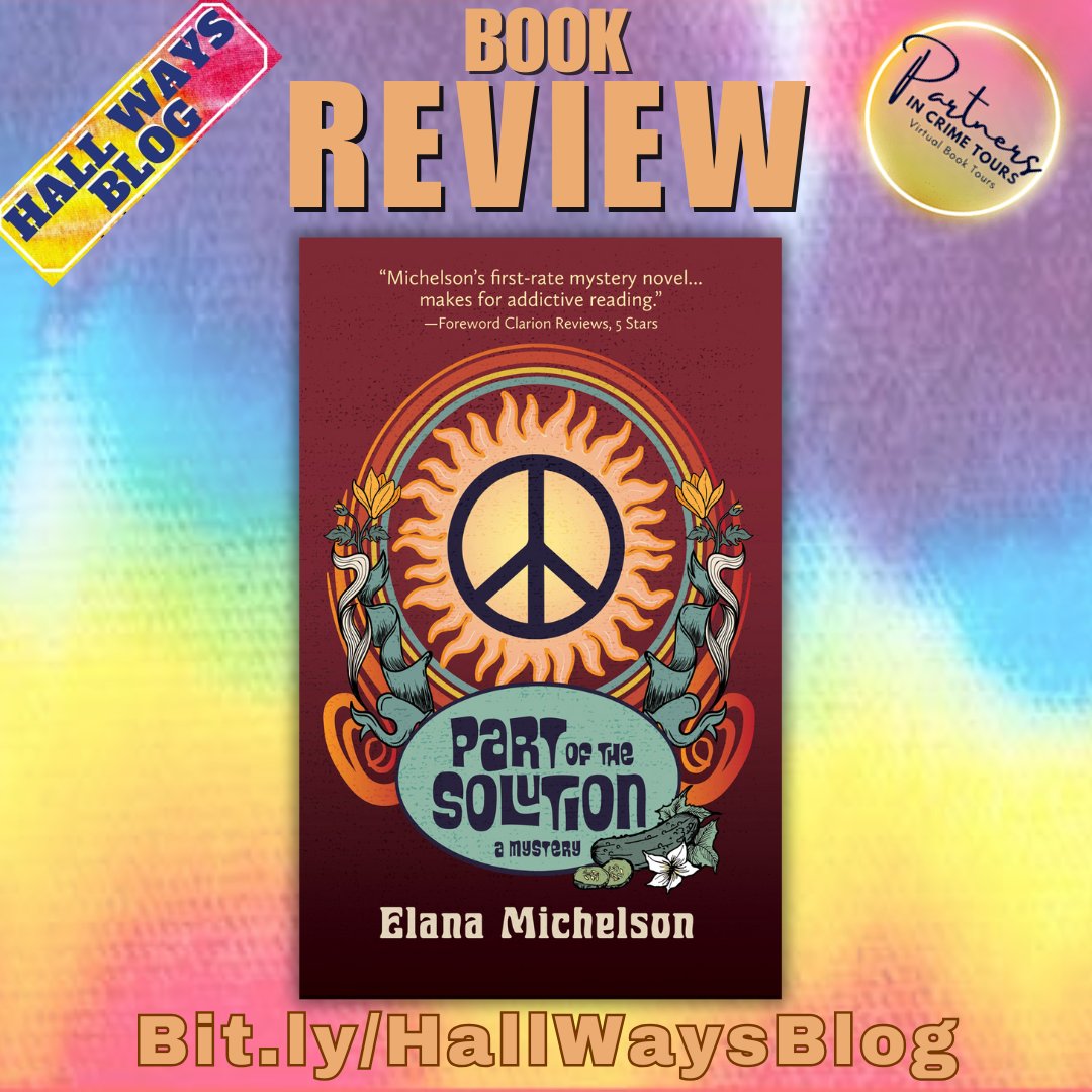 kristinethall's tweet image. PART OF THE SOLUTION is a sharply-written, cerebral novel with #1970s quirky characters &amp;amp; a unique #mystery to keep readers turning pages.
On #HallWaysBlog: #bookreview, #excerpt,+ $25 #giftcard #giveaway w/@partnersincr1me!
kristinehallways.blogspot.com/2025/11/part-o…
#MysteryNovel #counterculture