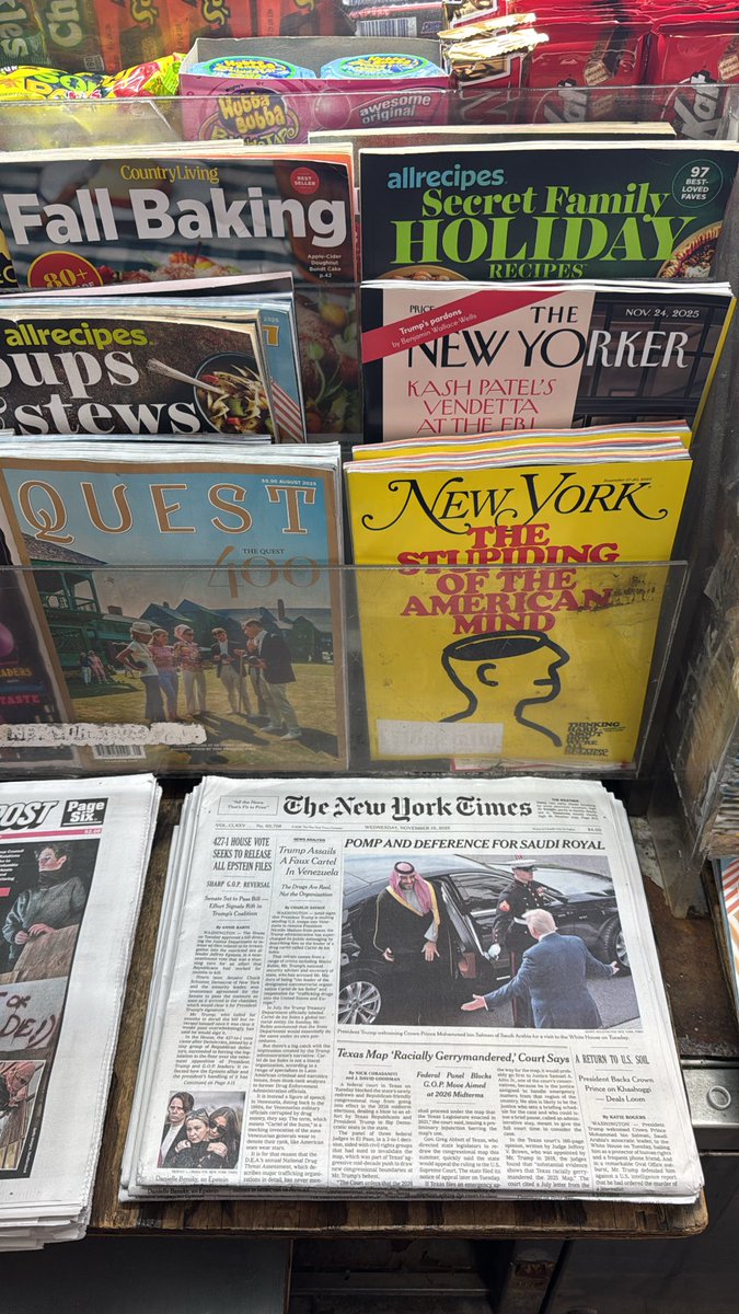 غلاف نيويورك تايمز اليوم 
🤍🇸🇦