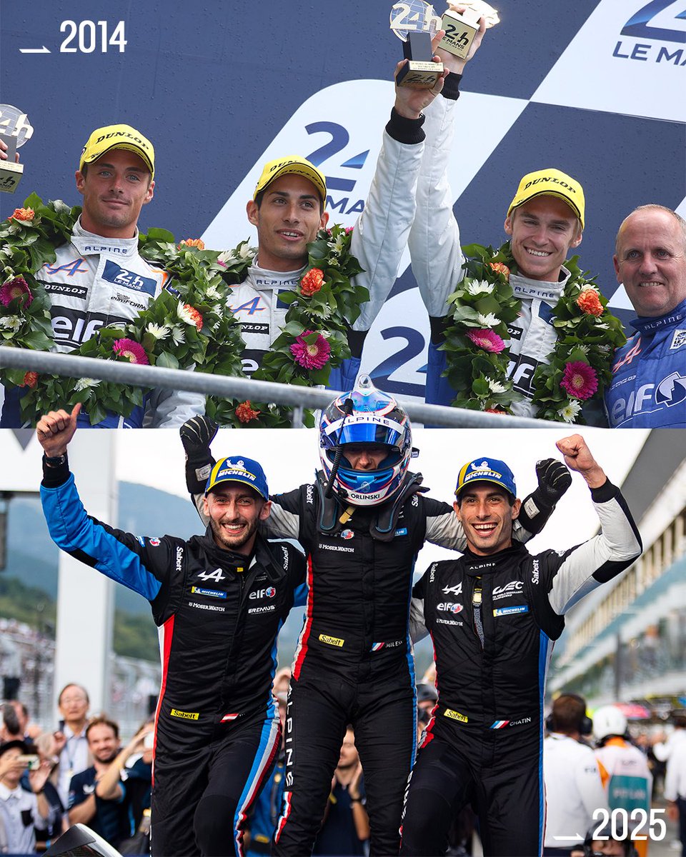 SignatechAlpine's tweet image. Thank you, Paul-Loup. 

From an LMP2 podium at Le Mans in 2014 to the A424’s first win at Fuji in 2025, you’ve helped shape Alpine Endurance Team and carried its values to the very top.

Thanks for everything, here’s to what’s next.💙