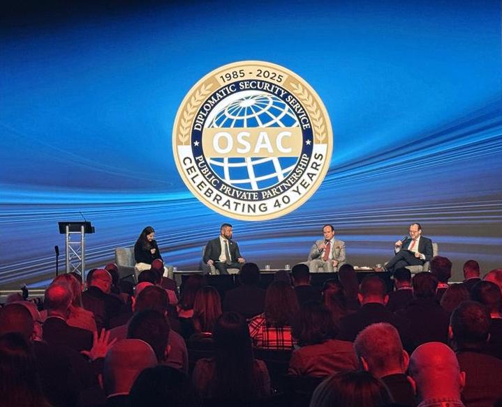 OSACstate's tweet image. We’re live from the “Cartels as Foreign Terrorist Organizations: Navigating New Security and Compliance Challenges” panel at the 2025 OSAC Annual Briefing!

#OSACweek2025 #Securityweek #GlobalSecurity