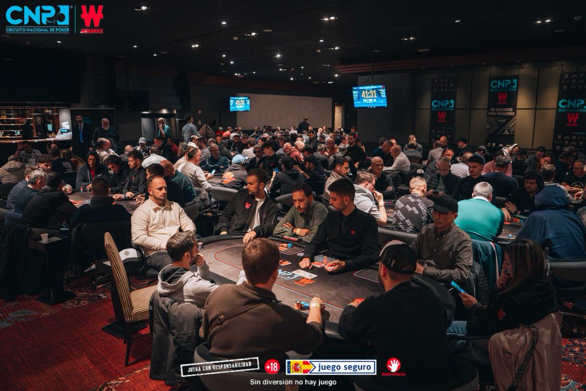 🤩 ¡Arranca el primer vuelo del Main Event en la #GranFinalCNPW! En Nivel 2 tenemos ya 1️⃣5️⃣7️⃣ entradas. 

👤 144/157 dispuestos a ganarse su pase al Día 2 en la jornada de hoy.

<a href="/LAROUSH_Events/">LAROUSH EVENTS®</a> <a href="/Winamax_Espana/">Winamax Póker</a> <a href="/granmadridpoker/">Gran Madrid Poker</a>