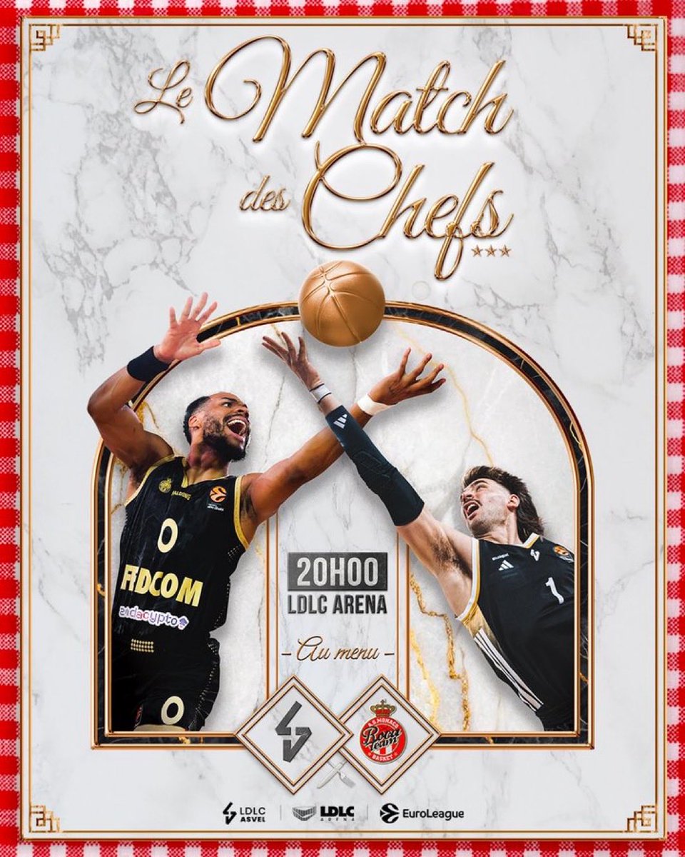 Hoy a las 20:00 en <a href="/MovistarBasket/">Basket en Movistar Plus+</a> (19:00 en 🇮🇨) derbi francés en el único partido de <a href="/EuroLeague/">EuroLeague</a> del miércoles. 
¿Te apuntas? 🇫🇷🏀