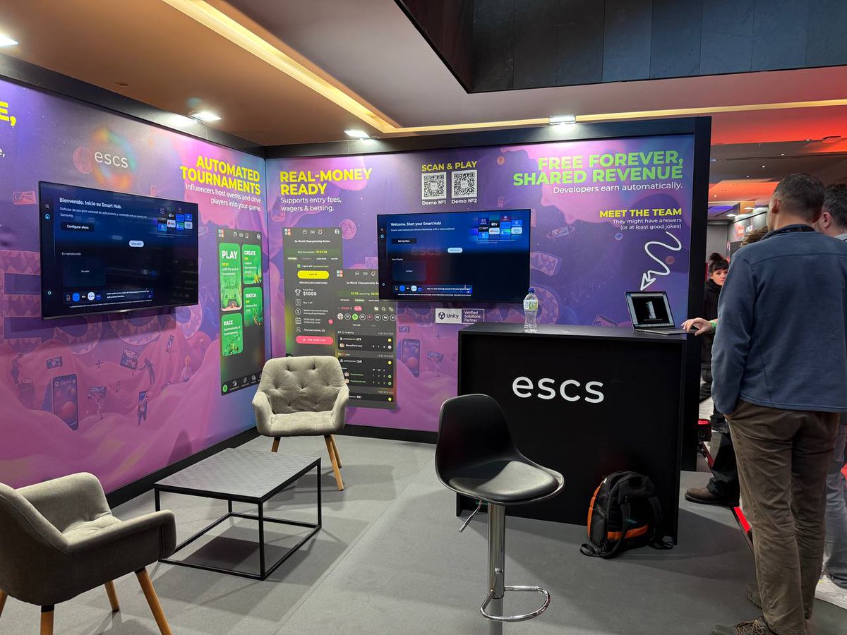 escs_ioo's tweet image. WE ARE HERE! 👋 The escs.io team is at Unite 2025 and the energy is electric! So happy to be part of this community. Come find us and let&apos;s talk #Unity! 🔥 #Unite2025 #GameDev #escsio