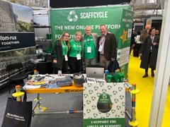 Scaffold_Assoc's tweet image. Brilliant to stop by the ScaffCycle stand and see Tony Stevens and the team 👋

Always good to connect with members who are driving forward new ideas &amp;amp; sustainable practices in the scaffold industry.

#LondonBuild #ScaffoldingAssociation #Construction #Scaffolding #Sustainability