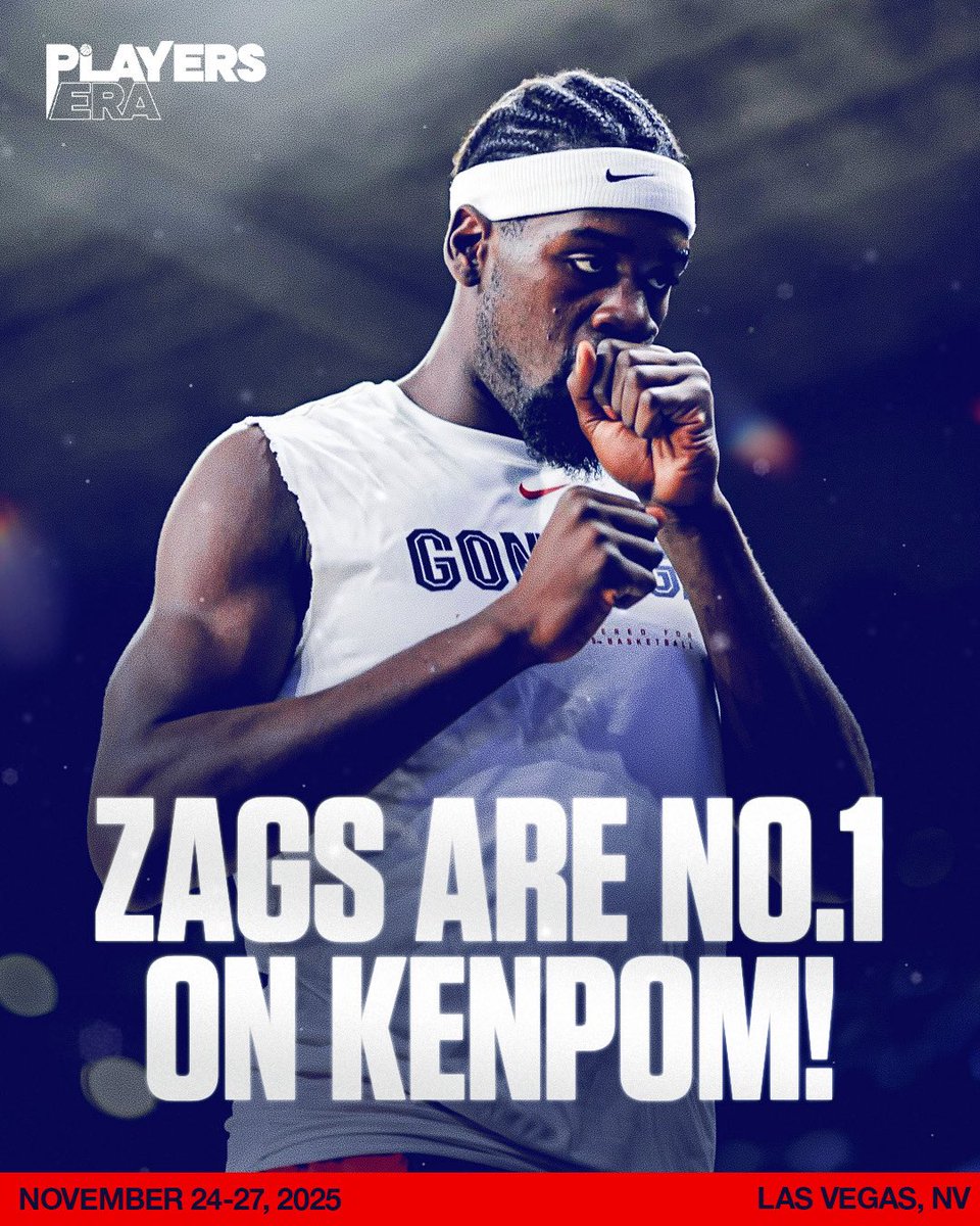Players_Era's tweet image. The updated KenPom rankings have @ZagMBB at Number 1 

This could be Mark Few’s best team ever