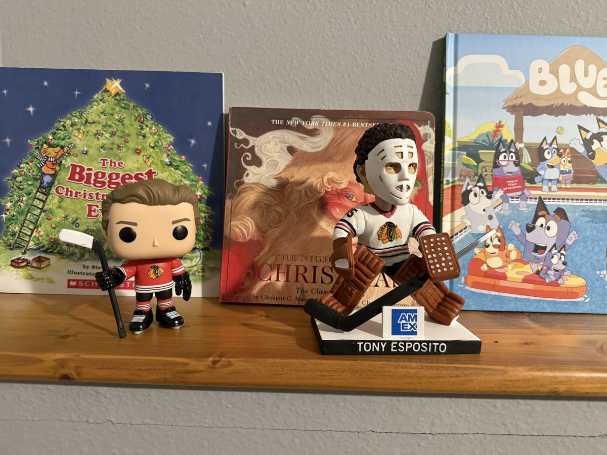 HrubyThruby's tweet image. My wife and I only watch sports. The kids refuse and watch something else. So taking them to a couple Blackhawks games last week was a bit of a gamble. But this is their new room decor. Maybe we’re gonna win this battle yet.