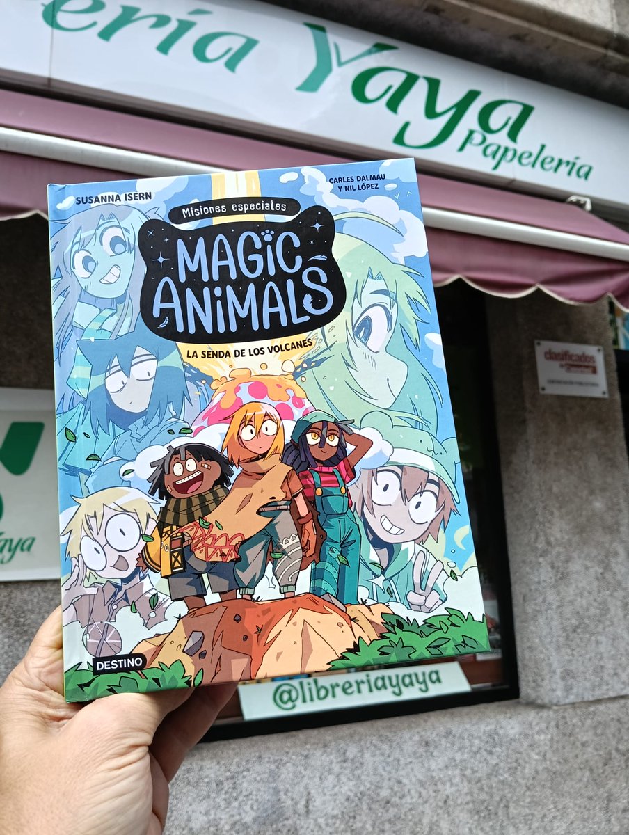 LibreriaYaya's tweet image. #magicanimals #misionesespeciales @susannaisern
🎨 Ilustraciones de @carles_dalmau  y @niillopez
@eddestino @kidsplanetlibros

Una noche Abi, Éric, Cloe, Yuna y Nico tienen la misma extraña pesadilla: sueñan con una acacia dorada a la que se le desprenden las hojas

#LibreriaYaya
