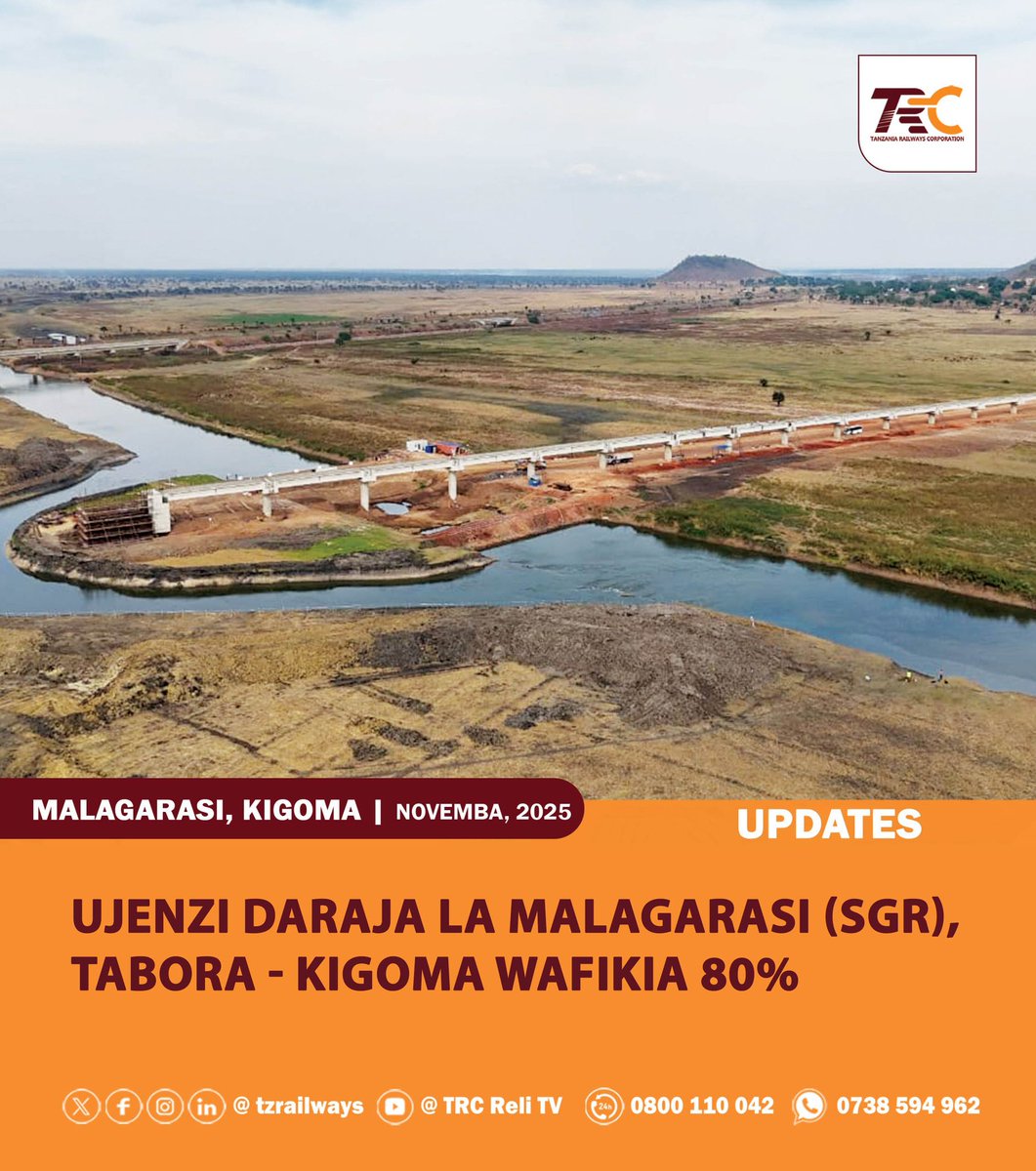 Tanzania - SGR Project 🇹🇿 tweet media