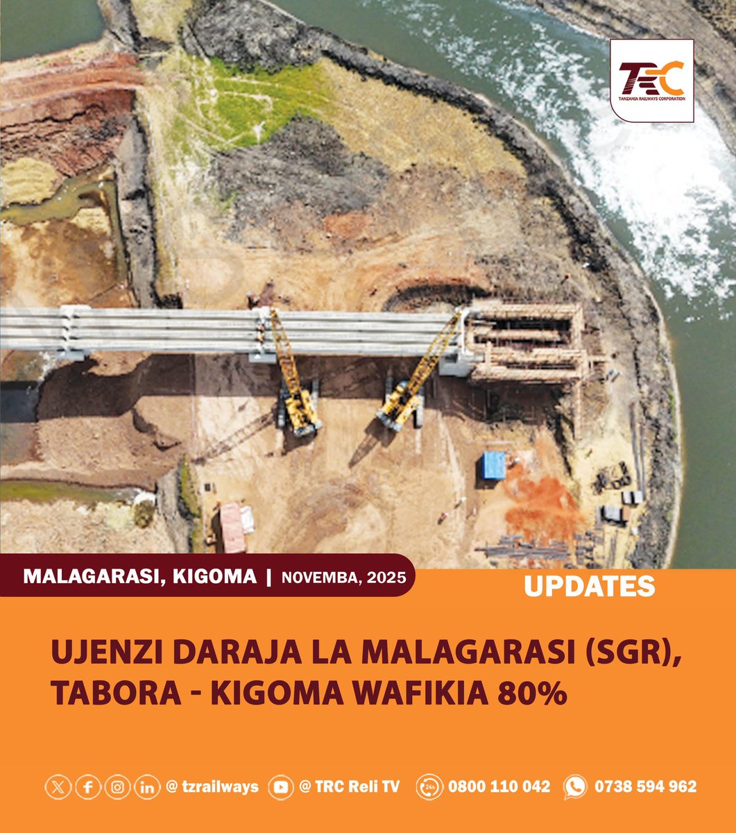 Tanzania - SGR Project 🇹🇿 tweet media