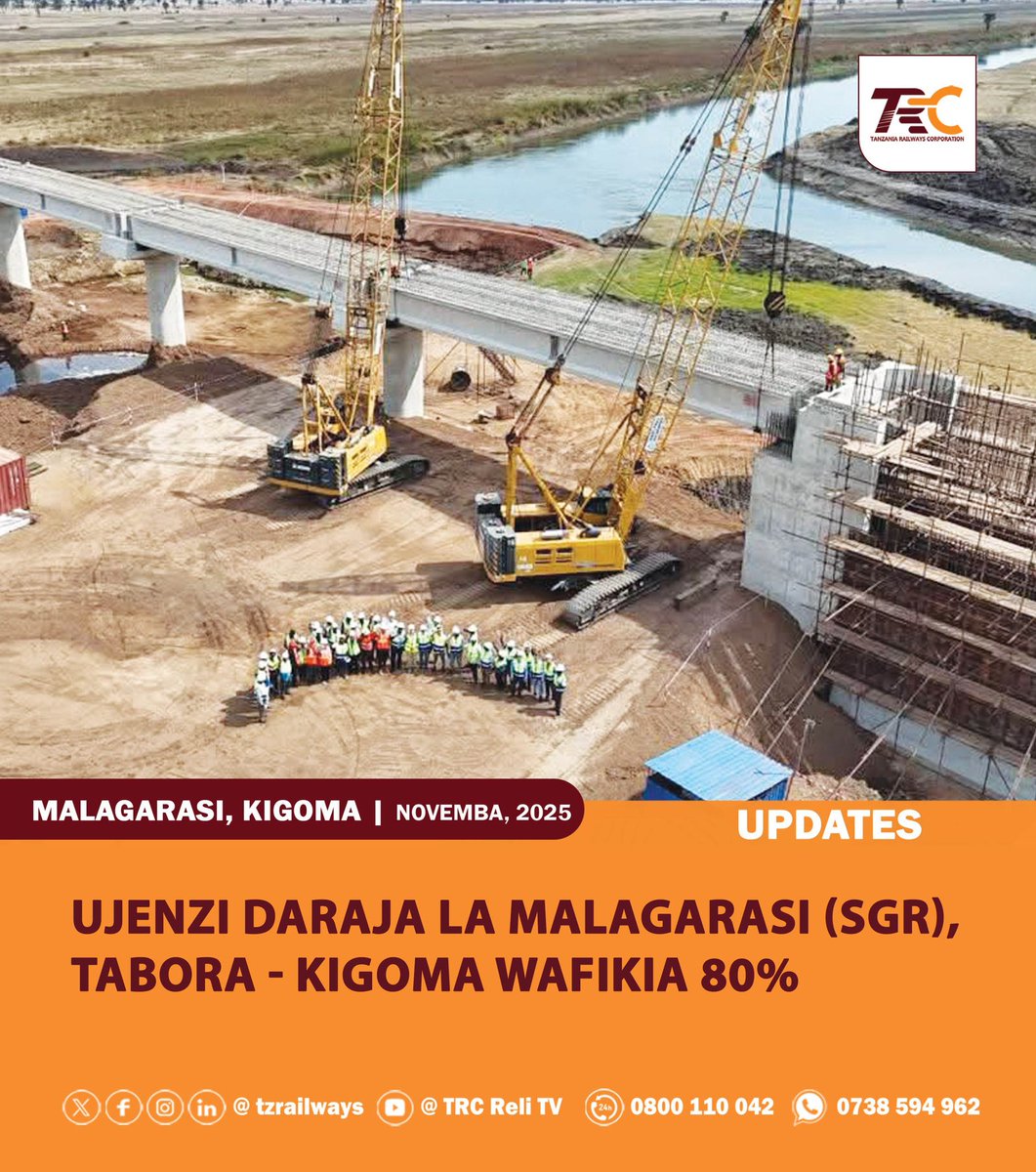 Tanzania - SGR Project 🇹🇿 tweet media
