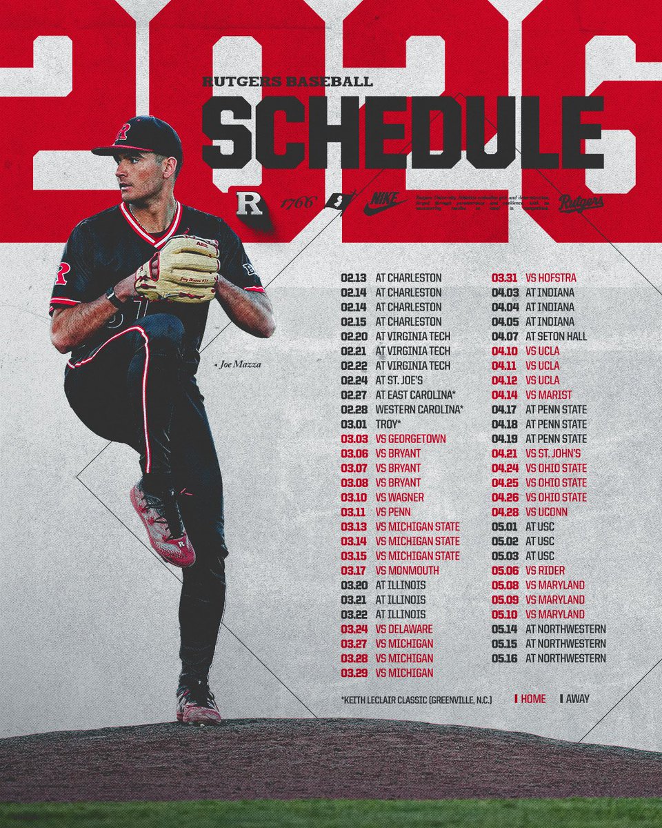 It's Time. 

The full 2026 Schedule has arrived. 

➡️ go.rutgers.edu/26-BSB