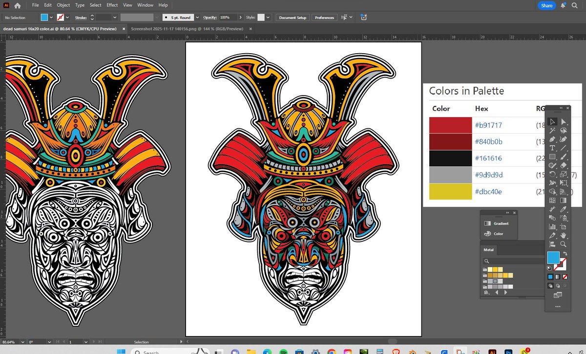 Quick wip Samurai, haven't had much time to work on artwork lately, busy doing a lot of home remodeling

dj-illlustratorstudio.com
IG: dj_illustratorstudio