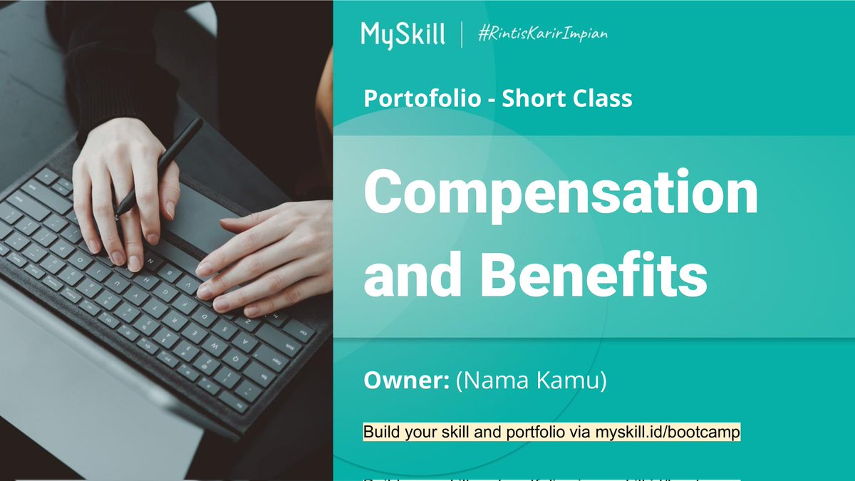initheo32's tweet photo. [Mini Task Myskill] 
Compensation and Benefits 

Saatnya untuk upgrage diri kamu di @myskill_id banyak kelas pengembangan diri yang pastinya bisa ningkatin softskill maupun hardskill kamu. So, tunggu apa lagi ayo #learnatmyskil https://t.co/m1V6vKd5k5