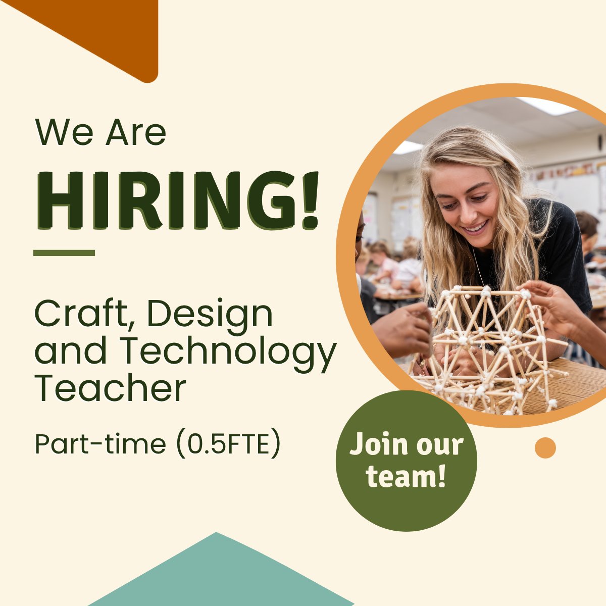 HarmenyEd's tweet photo. Harmeny is looking for a part-time Craft, Design &amp; Technology Teacher to inspire children with complex additional support needs. Bring your creativity &amp; passion to a team making a real difference. 
Apply now: https://t.co/TCiDAJvZUH
Closing: 1 Dec 2025

#TeachingJobs #Education https://t.co/GUjXbYekzQ