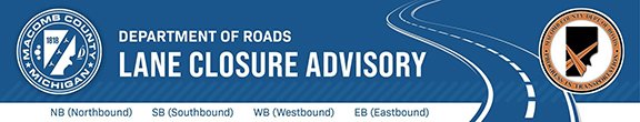 ClintonTwpMI's tweet photo. The EB right lane of Cass Avenue east of the Romeo Plank Road roundabout in Clinton Township is anticipated to be closed from November 19 through November 20 for catch basin repair work. https://t.co/nX6fB3sTHg