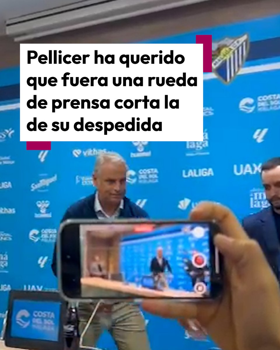 AreaMalaguista's tweet photo. ⚽📷Las imágenes de la última rueda de prensa de 'Pelli': el abrazo con Loren Juarros y las muestras de cariño de futbolistas que conoce desde juveniles.

📲Más información, en https://t.co/Aewt7Jjn4D

#Pellicer #RuedadePrensa #Despedida #Málaga #Fútbol https://t.co/qWQjiwWOPz