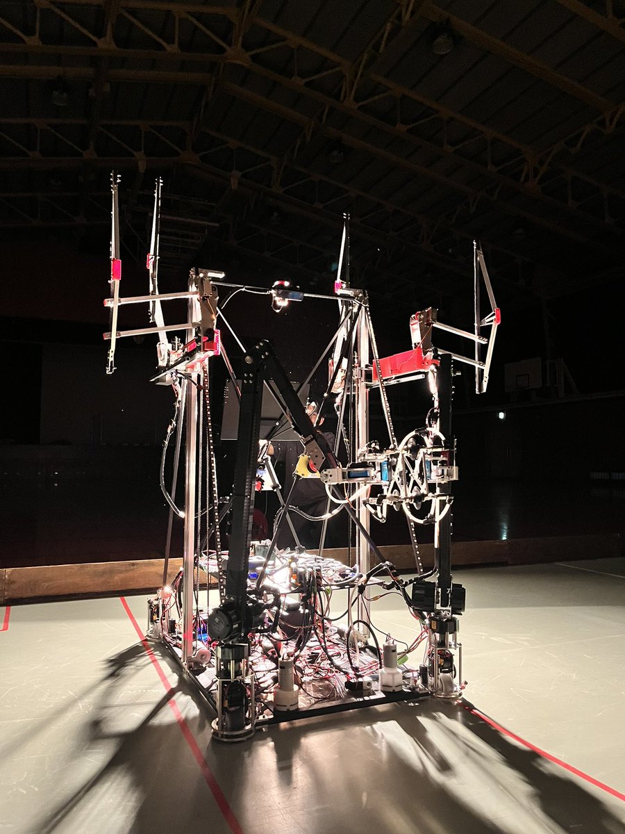 hambububububu's tweet image. 東京の機械の解説します。
本当はアーム・ステア・フレームの設計を担当した@Gelidium_31_ が書きはじめる予定だったのですが、体調不良で書けみたいなので、自分が書くことにしました。