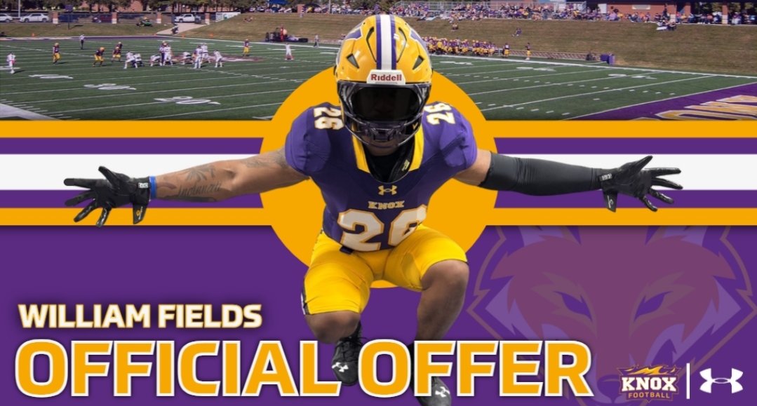 WilliamFieldss's tweet image. Blessed to recieve my first offer to @FB_KnoxCollege 🙏🙏 @CoachFarbes @DrStevenWright