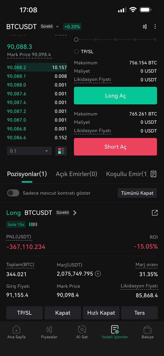 Son 1 haftada çok kazandık biraz verebiliriz sorun yok 😉