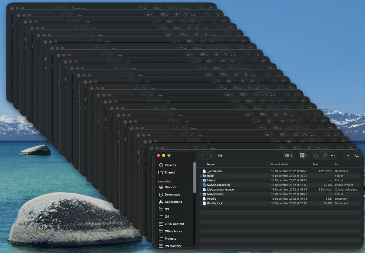 VadimNotJustDev's tweet image. I should probably find a script that removes all Pods folders....