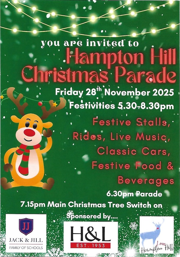 Join us along the high street for the Hampton Hill Christmas Event where there will be festive treats, rides, music, food &amp; drink. The Xmas tree will light up around 19:15 - we can't wait to see you there!
Become a member of HHA: hamptonhillassociation.co.uk/join-hha-as-a-…
