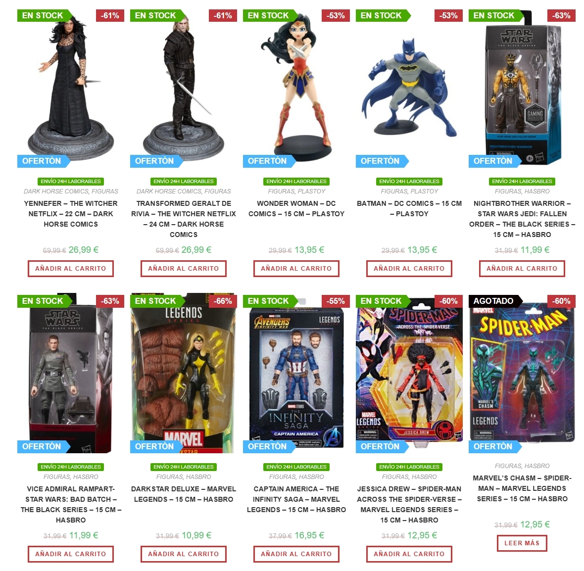 ¡Siguen las #Ofertas especiales por el #BlackFriday!

Pasa por nuestra sección de Black Friday y aprovecha los descuentos especiales en Figuras y Estatuas seleccionadas antes de que se agoten.

estatuasycomics.com/black-friday/

Algunos ejemplos 👇
