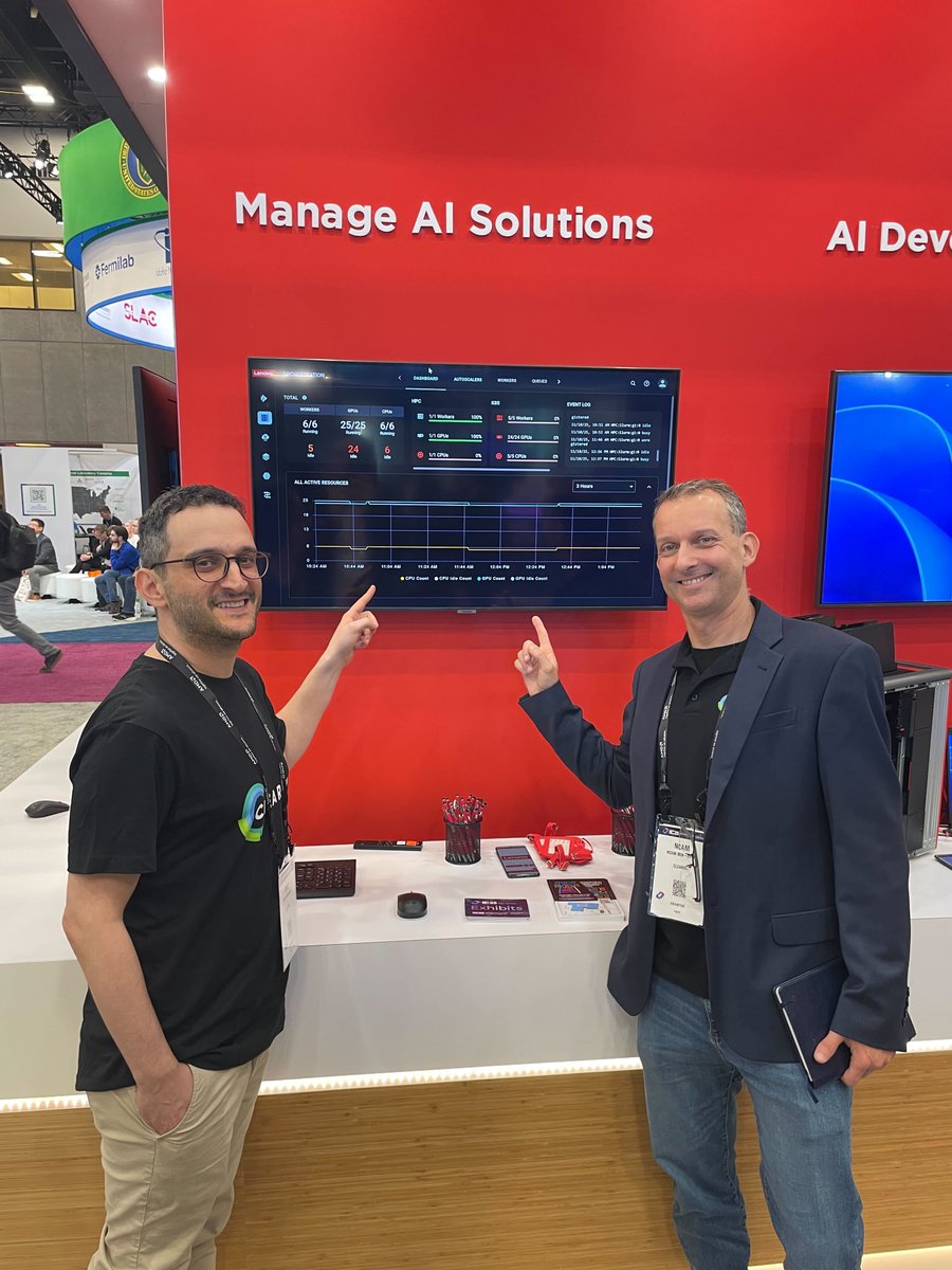 ClearML is teaming up with <a href="/Lenovo/">Lenovo</a>  at #SC25 to showcase how modern AI and HPC workloads can be managed, orchestrated, and deployed with confidence. Together, we show how AI and HPC workloads can actually be managed without the usual headaches. Think: seamless orchestration,
